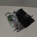 Hamiledyi Bearded Dragon Hammock Lizard Climbing Net Collapsible Reptile Climbing Mesh Bridge Tank Accessories for Gecko Snake Hermit Crab Chameleon (1 Pcs) (Black)