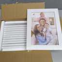 Giftgarden White 5x7 Picture Frame Pack of 12, Multi White Woodgrain 5 by 7 Photo Frames Bulk for Wall or Tabletop Display
