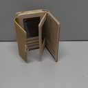 Women's Bifold Vegan Leather Wallet RFID Blocking with Leaf Pendant, Compact Card Holder Organizer, Zipper Coin Pocket, ID Window, Multi Card Slots (taupe)