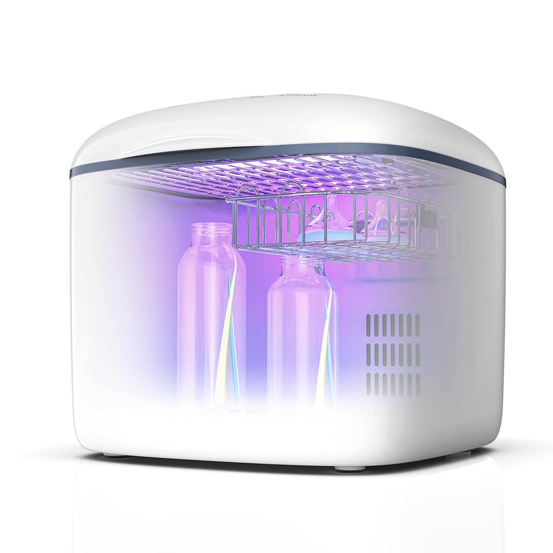 GROWNSY UV Sanitizer and Dryer, 4in1 Cleaner and Sanitizing Machine UV Sanitizer Box Household for Baby Bottles Toys Clothes Baby Stuff, for Family Toothbrush Beauty Tools Phone