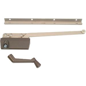 Prime-Line H 3948 9-1/2 In. Bronze Left-Arm Wood Casement Operator with Track (Single Pack)