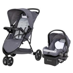 Baby Trend Venture 3-Wheel Stroller Travel System, Stellar Grey, Manufactured Date: 03/09/2026