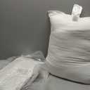 Amazon Basics Down Alternative Pillow for Side and Back Sleepers, Medium Density, Standard Size, 26" x 20", 2-Pack, White
