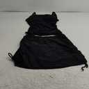 ZAFUL Women Modest Tankini Swimsuit Vintage Two Piece Tummy Control Bathing Suit Ruched High Waisted Swim Skirts Swimwear, M