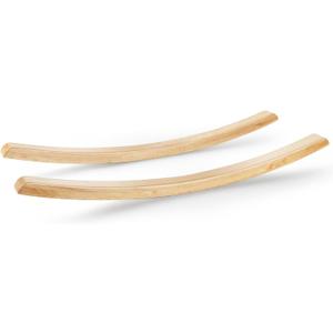 Two Steam - Bent Oak Rockers Runners - 1-1/16" Wide Wood Curved Legs for Chair or Bench Rocking Repair (Log)