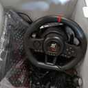 SUBSONIC - Superdrive GS650-X Steering Wheel with Manual Shifter, 3 Pedals, and Paddle Shifters - Racing Wheel for Xbox Series X/S, PS4, Xbox One - Black