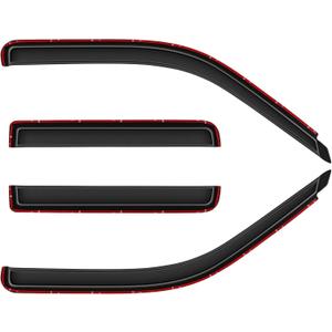 SCITOO Window Visors Rain Guards Compatible with 1991-2001 for Ford for Explorer Outside Mount Window Wind Deflectors 4pcs