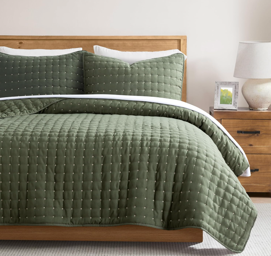 Wdcozy size 104 in x 92 in (264cm x233cm), 
Lightweight Soft Bedspread Coverlet