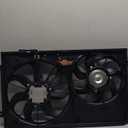 PartsFlow Radiator Cooling Fan Assembly for 2012-2013 Volkswagen Beetle/Passat for 2010-2013 Volkswagen Golf for 2006-2009 Volkswagen Rabbit for 2005-2013 Volkswagen Jetta 620-843