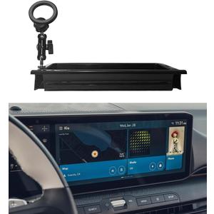Phone Holder Mount for Kia K4 Accessories 2025 2026 Navigation Screen Car Cell Phone Mount for Kia K4 LX LXS EX GT-Line Turbo Smartphones Interior Hands-Free 360 Degree Rotation(with 12.3-Inch Screen)