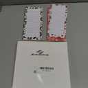 Zonon 6 Pieces Christmas Magnetic to Do List Notepads Christmas Notepad Magnetic Paper Pad Grocery Shopping List Pads for Fridge Reminders Memo Pad Scratch Pads(Classic)