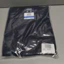 IZOD Men's Young Uniform Jogger Pants, Elastic Waistband with Drawstring Closure, Stretch Twill Fabric (32-34, Navy)