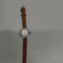 Weicam Women Casual Leather Strap Round Dial with Crystal Analog Quartz Wrist Watches