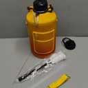 128 oz Insulated Water Bottle | Upgraded Thickened Stainless Steel Water Jug for Hiking with Straw, Carrier Bag, Handle Strap | BPA-Free