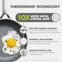 GreenPan Hybrid 12 Nonstick Stainless Steel Frying Pan with Lid, APEX Tri-Ply Thermobond PFAS-Free Ceramic Skillet, Induction & All Cooktop Compatible, Oven Temp to 850F, Dishwasher Safe, Silver