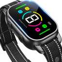 NHUJK Bark Collar- Smart Dog Bark Collar for Small Medium Large Dogs, Rechargeable Anti Bark Training Collar with 8 Adjustable Sensitivity, Barking Collar with Beep Vibration Harmless Shock (Black)