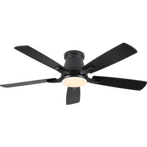 Surtime 8310 52" Ceiling Fans with Lights-Low Profile Ceiling Fan with Light and Remote/APP Control,Flush Mount,DC Reversible,LED Dimma