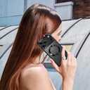 OOK Magnetic Case Made for iPhone 17 Pro Max 6.9 Inch (Compatible with MagSafe) Clear Phone Cover with Screen Protector Soft TPU Anti-Scratch Shockproof Protective Case for Women Men - Black