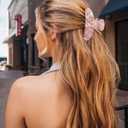 3Pcs Acrylic Hair Claw Clips - Medium Hair Clips Banana Clip for Women with RhinestonesStars Moon pattern