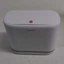 JOYBOS Bathroom Trash Cans, Adsorption Garbage Can with Press Type Lid, 10L Dogproof Slim Plastic Narrow Trash Bin, 3 Gallon Garbage Bin for Home, Office and Narrow Place