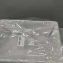 Rectangular Woven Seagrass Storage Bins with Handle,Kingwillow. (water hyacinth, Medium)