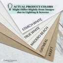 Cardstock Warehouse Speckletone Madero Beach Sand Card Stock Paper 25 Sheets, 12 x 12", 80 lb/215 gsm 100% Recycled, Premium Matte Finish for Cardmaking, Scrapbooking, Crafts & DIY Projects