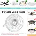 8.7" LED Engine Replacement Upgrade Retrofit Kit for Ceiling Light 3300LM Bright 3CCT 3000K 4000K 6000K 120V 36W, Live & Neutral 2-Wires Connection, Magnetic Easy Mount (cover or globe NOT included)