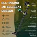 Metal Detector for Adults Waterproof - 2000mAh Chargeable Professional Cordless Gold Detector with LCD Display, Retractable Foldable Higher Accuracy Metal Detector with 10" IP68 Coil - OKESAM