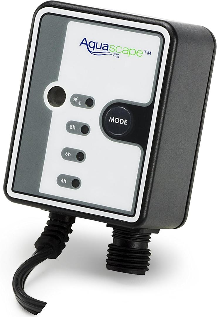 Aquascape Light Sensor Photocell with Digital Timer for Pond, Waterfall, Garden, and Landscape Features | 84039