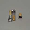 3 PCS Mini Travel Size Flat Top Face Foundation Brush Makeup Brush, with Synthetic Bristles & Bamboo Handle for Liquid,Cream, Flawless Powder Cosmetic Professional Makeup Application