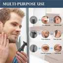 AREYZIN Nose Hair Trimmer for Men,2026 Professional 3 in 1 Painless RechargeableEar and Nose Trimmer,IPX7 Waterproof Eyebrow Facial Hair Trimmer Body Grooming Kit Dual EdgeBlades