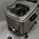 T-fal 3.5L Stainless Steel Deep Fryer with Basket, 1700W, Oil Filtration, Temp Control, Digital Timer, Dishwasher Safe Parts