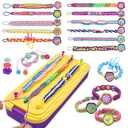DDAI Arts and Crafts for Kids Age 8-12 Friendship Bracelet Making Kit for Girls - Best Birthday Gifts Ideas for Girl 7 9 10 11 Year Old - Popular Bracelets String Maker Toys Set : Toys & Games