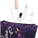 gfuhlre Singer Fans Makeup Bag Travel Toiletry Bag Music Lover Gift Song Lyrics Gift Singer Merchandise for Fans, Cool Friendship Gifts for Women Friends BFF Sister Graduation Birthday Christmas