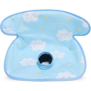 COOLBEBE Car Seat Protector for Potty Training, Dry Waterproof Car Seat Liner Toilet Training for Baby Infant Toddler, Piddle Pads Cover Car Seat Pad for Strollers & Carseat (Blue) (1 Pack)