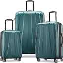 Samsonite Centric 2 Hardside Expandable Luggage with Spinner Wheels, Emerald Green, 3-Piece Set (20/24/28)