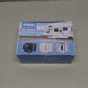 Kohree Upgraded RV Door Lock Replacement with Paddle Deadbolt, 100% Zinc Alloy, Camper Door Handle Latch, RV Enclosed Travel Trailer Entry Door Lock with Keys for Camper Horse Trailer Cargo, Black