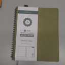 BEZEND Monthly Planner 2026-2027 (Spiral-8.5" x 11") 2 Year Calendar Book with Note Pages - Jan 26 to Dec 27-120 GSM Paper, Inner Pockets, Laminated Tabs, Vegan Leather Softcover - Kiwi