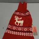 KYEESE Dog Christmas Sweater, Soft Turtleneck Dog Sweater for Small Dogs Boy Girl with Reindeer Pattern, Soft Knit Winter Doggie Outfit with Leash Hole, Warm Festival Pet Clothes, Medium (Medium (7-11lbs), 2# Xmas)