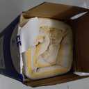 MIULEE Pack of 2 Yellow Pillow Covers 18x18 Inch Striped Farmhouse Couch Throw Pillow Covers with Fringe Chic Cotton Decorative Cushion Covers for Summer Sofa Living Room Bed Outdoor Home Decor