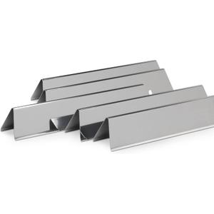 Weber Flavorizer Bars Set (5) Stainless Steel – Fits Spirit & Spirit II 300 Series (2013–2024), Enhances Smoky Flavor, Even Heat Distribution & Burner Protection
