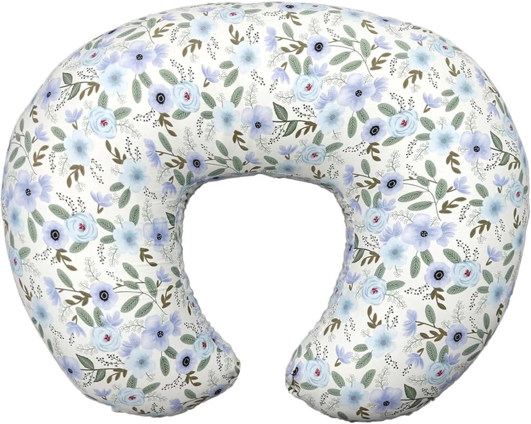 x-vesolje Nursing Pillow, Breastfeeding Pillow with Removable Cover, Ergonomic Breast Feeding Pillow, Baby Feeding Support Pillow for Mom Easier Breastfeeding- Original Size/Leaves