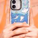 Bouvardia for iPhone 17 Case, Cute Girly Design for Women, Shockproof & Aesthetic, Ocean World