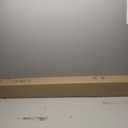 Ivilon Drapery Window Curtain Rod - End Cap Style Design 1 Inch Pole. 48 to 86 Inch Color Black