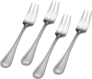 Stainless Steel Salad, Dessert & Appetizer Forks 6 CT