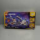 LEGO Creator 3 in 1 Space Roller Coaster Building Toy Set Featuring a Roller Coaster, Drop Tower, Carousel and 5 Minifigures, Rebuildable Amusement Park for Kids Ages 9+, 31142