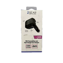 ZGear FM Transmitter and Fast Charging Car Charger 12 watt 2.4 amp Aux & USBport
