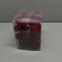 Flocked Ornaments for Christmas Tree Decorations - 35pcs Burgundy Velvet Ball Ornament for Winter Holiday Decor - Plastic Shatterproof Xmas Ornaments Bulk