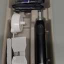 Oral-B iO Simple Clean Rechargeable Electric Powered Toothbrush, Night Black with 1 Gentle Care Brush Head and 1 Black Travel Case - Automatic Pressure Sensor to Protect Gums - 3 Modes - 2 Min Timer