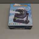 Ausic Portable Misting Fans for Outside, [Max 35H Runtime] Outdoor Cooling Fan for Patios, 8 Inch Battery Operated Rechargeable Fans, Water Spray Fan with LED Light, Travel Beach Camping Essential (10000mAh, Blue)